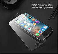 Защитное стекло ROCK Tempered Glass для iPhone 5, 5S, 5C, SE