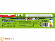 Світильник лінійний світлодіодний EUROLAMP LED IP65 34W 6500K (1.2m), фото 4