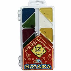 Фарба акв Гамма_нов 312054 12кол "Мозаїка"пласт/пач. б/п