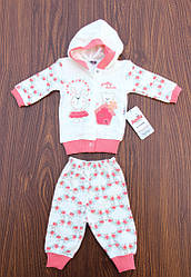 Дитячий костюм "Зайченя" 0-3 міс (велюр)