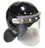 Противоударный защитный шлем с забралом MLA Guardian mk2/mk3 (черный). Police Великобритании, оригинал.