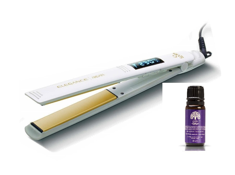 Щипці-випрямлячі Ga.Ma з турмаліновим покриттям ELEGANCE DIGITAL ARGAN GI0201