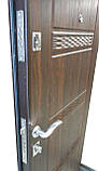 Двері вхідні метал/мдф (коричнева), фото 5
