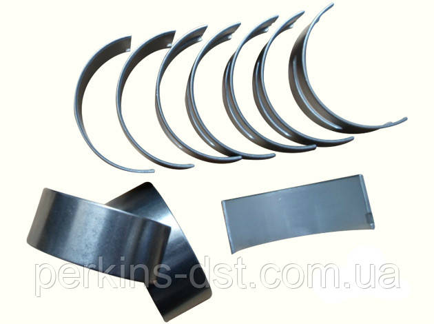 Вкладиш корінний 1 ремонт на Perkins 1104 , фото 1