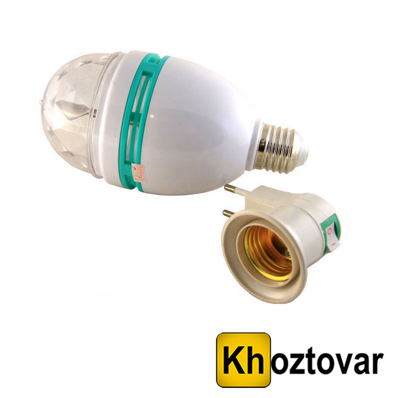 Світлодіодна дисколампа з патроном LED Mini Party Light