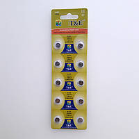 Батарейки T&E - Alkaline Battery AG1 / LR621 1.55V Tear Blister