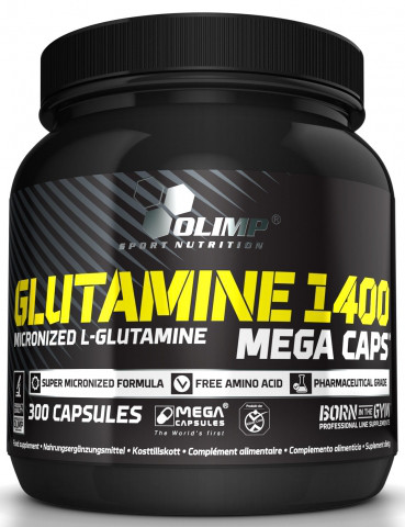 Glutamine Mega Caps 1400 Olimp, 300 капсул