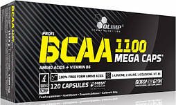 BCAA mega caps 1100 Olimp, 120 капсул