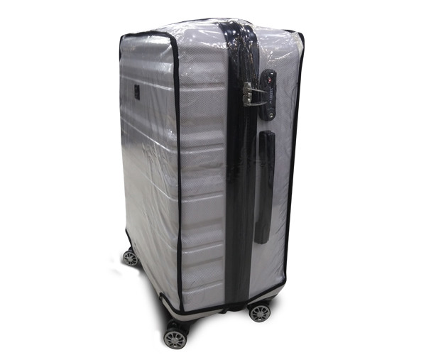 Чохол для валізи Coverbag вініл L прозорий