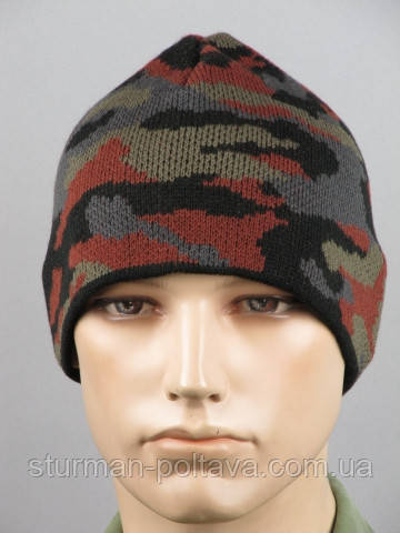 Шапка  камуфляжна без заварота  акрил  Німеччина  MFH, фото 1