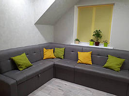 Уголок для кухни "Атлант" без спального места (однотонный)