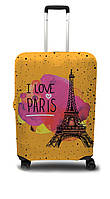 Чехол для чемодана Coverbag Париж L принт 0414