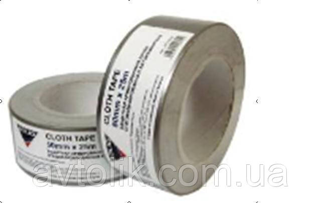 Армований скотч спеціалізований авторемонтний (сріблястий) "CLOTH TAPE" SOLID 25m*48mm