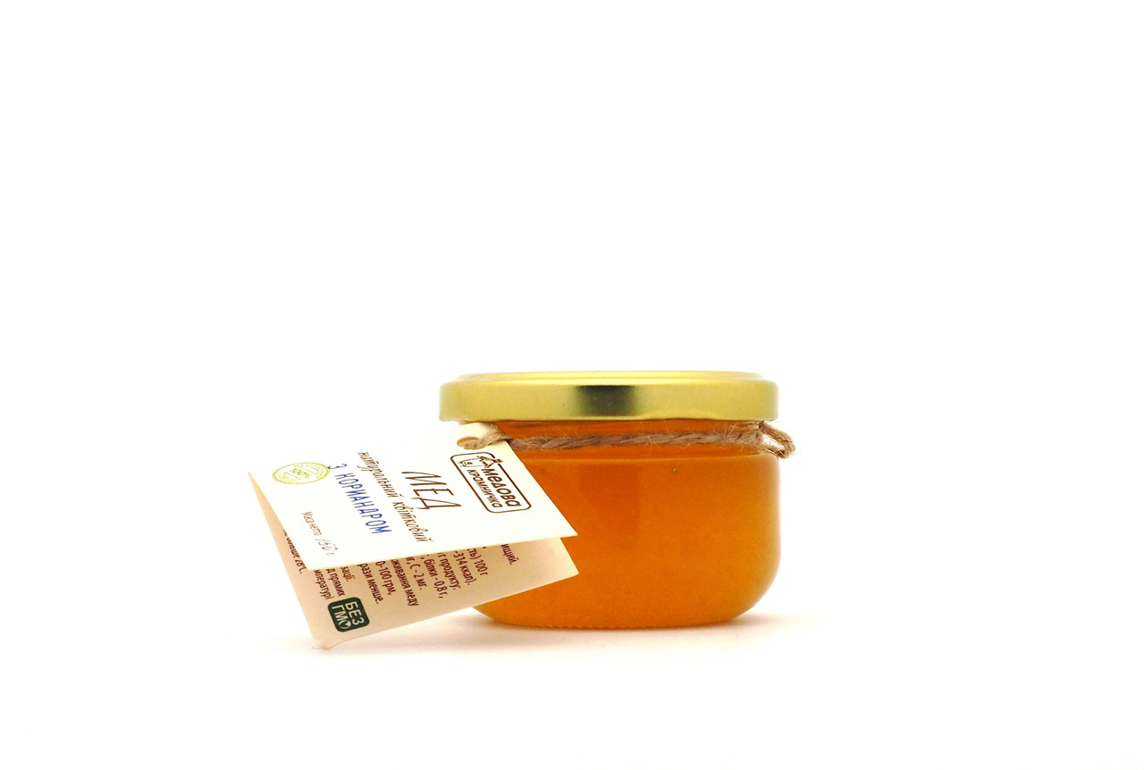 Коріандровий Мед 150г скло ТМ Медова Крамничка