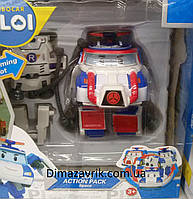 Трансформер Поліцейська Машина Робокар Полі з Аксесуарами