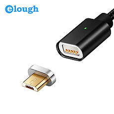 Elough E04 магнітний Micro-USB кабель чорний, фото 3