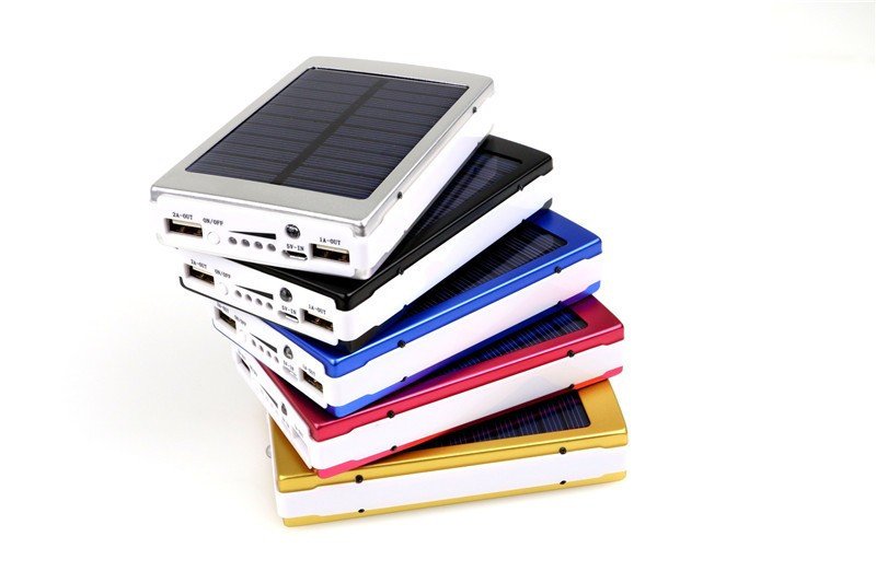 Power Bank c солнечной батареей+LED 30000mah