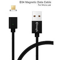 Elough E04 магнитный Micro-USB кабель черный