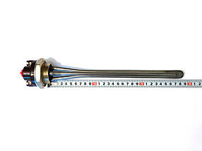 Тэн для чугунной батареи с терморегулятором 1000 W (нержавейка) с резьбой 1 1/4" BALCIK Турция.