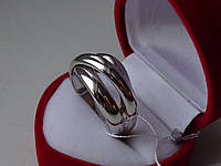Серебряное родированное кольцо, фото 1
