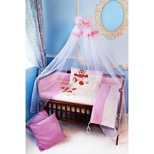 Набір постільної білизни для дитячого ліжечка Ведмежатко та сонечко