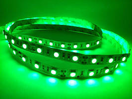 Світлодіодна стрічка LEDTech smd 5050 60led/м 12v ip20 зелений стандарт