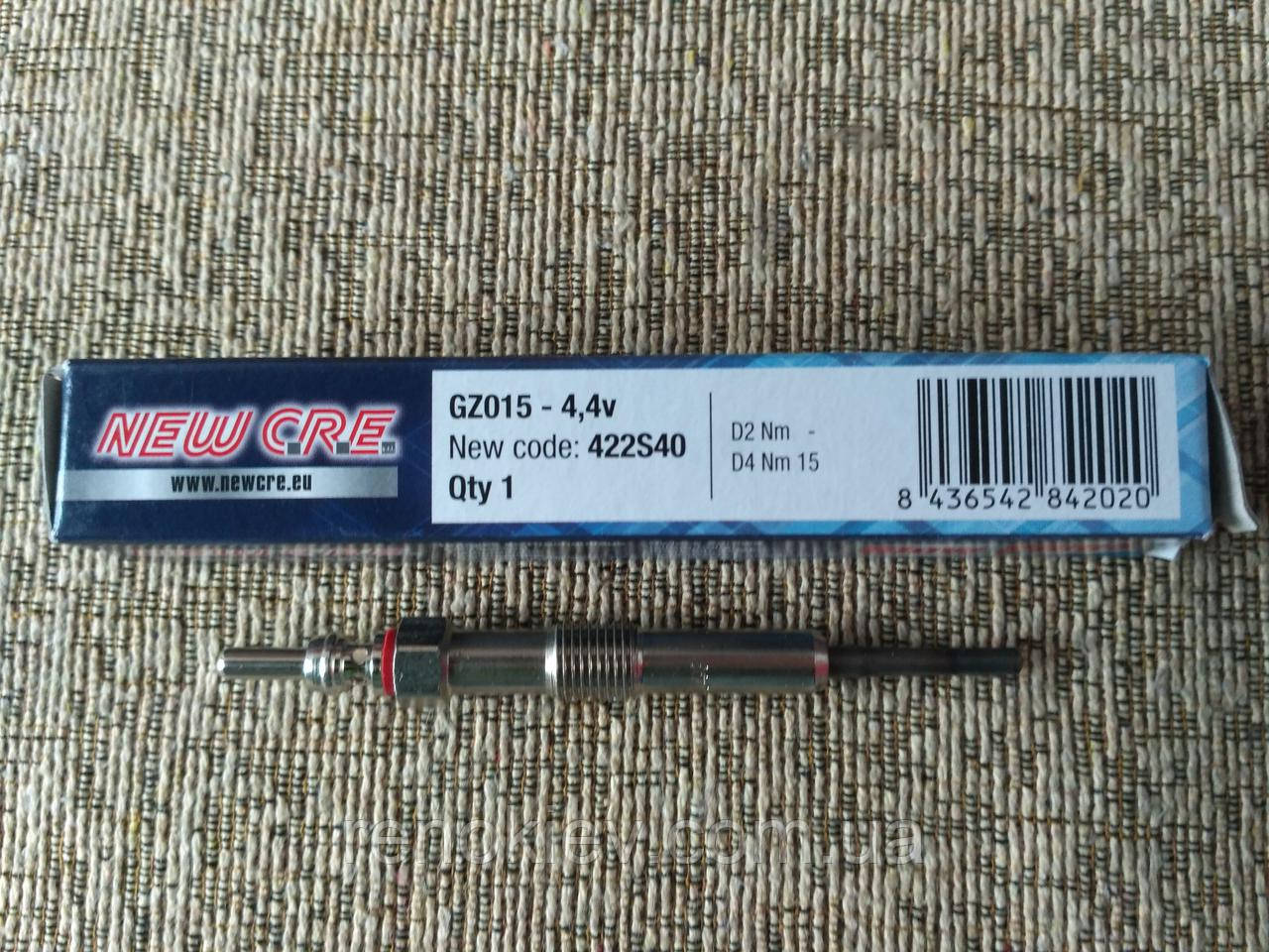 Свічка накала Renault Megane III Sandero Logan 1.5dCi 2008 -> ( GZ015), фото 1