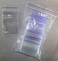Пакети із замком Zip-Lock 60*40 мм (в уп. 100шт)