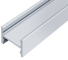 Алюмінієвий профіль ЛПС12*16 мм для LED стрічки приховане кріплення срібло (за 1 м) Код.56630