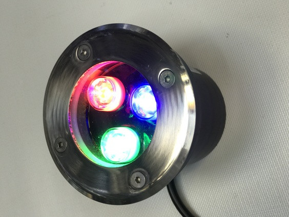 Тротуарный светильник RGB с линзой LM12 3W IP65 220V Код.58899 - фото 4 - id-p649181885