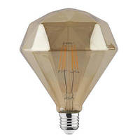 Лампа Эдисона led филаментная 6W DIAMOND-6 D120 Е27 2200K Код.58957