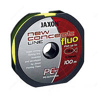 Шнур Jaxon new concept line Fluo 0.25мм 30кг 100м (салатовый)