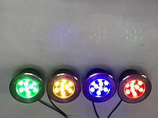 Світлодіодний тротуарний лінзований світильник LM989 9W червоний, синій, зелений, жовтий Код.59140, фото 3