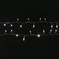 Светодиодная гирлянда внешняя Delux "String" 200LED 10м бел/бел IP44 Код.58090