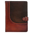 Щоденник А5 формату в шкіряній обкладинці "Вестерн". Колір коричневий, фото 3