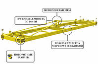 Траверса Пространственная для Контейнеров тип 6 (Траверса Спредер)