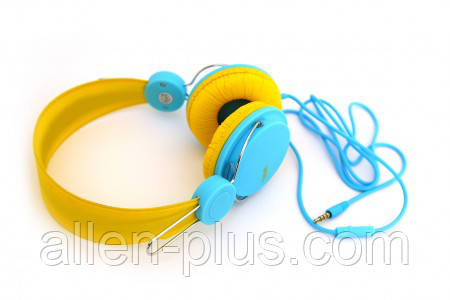 Навушники HAVIT HV-H2198D, yellow/blue