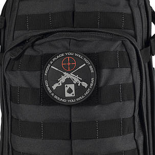 M-Tac нашивка Ukrainian Snipers PVC Black, фото 3