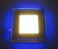Світлодіодна панель LM 499 3 W 4500 K квадратна із синьою підсвіткою Код.58661