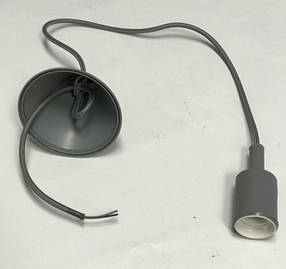 Підвіс для LED-лампи V-подібний SL-072 Е27 сірий Код.58965