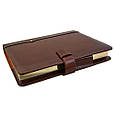 Щоденник А5 формату в шкіряній обкладинці "Дипломат", фото 7