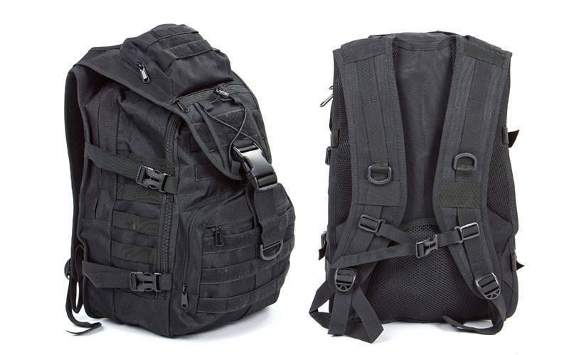 Рюкзак тактичний штурмовий (45х32х15.5см) 30 л чорний