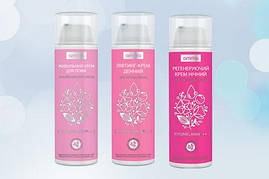 Набір косметики Амрита 40+ Основний догляд — денний крем, нічний і під очі.