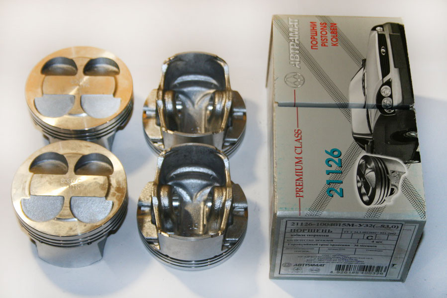 Поршні 2170(У) 83,0 C АВТРАМАТ (4 шт), комплект поршнів, поршень циліндра, фото 1