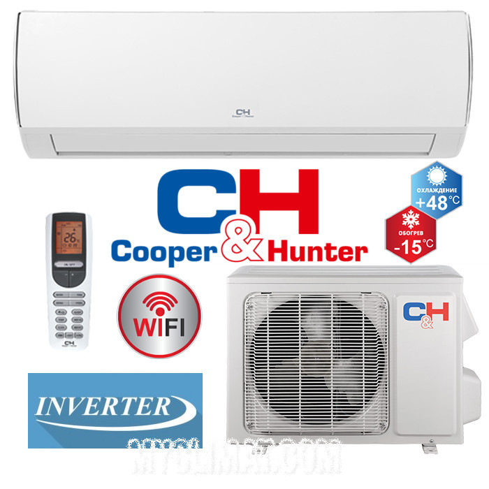 Кондиціонер Cooper&Hunter CH-S18FTXQ (Wi-Fi), фото 1