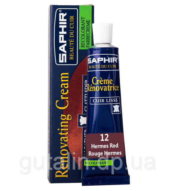 Рідка шкіра Saphir Creme Renovatrice 25 мл колір червоний гермес (12)
