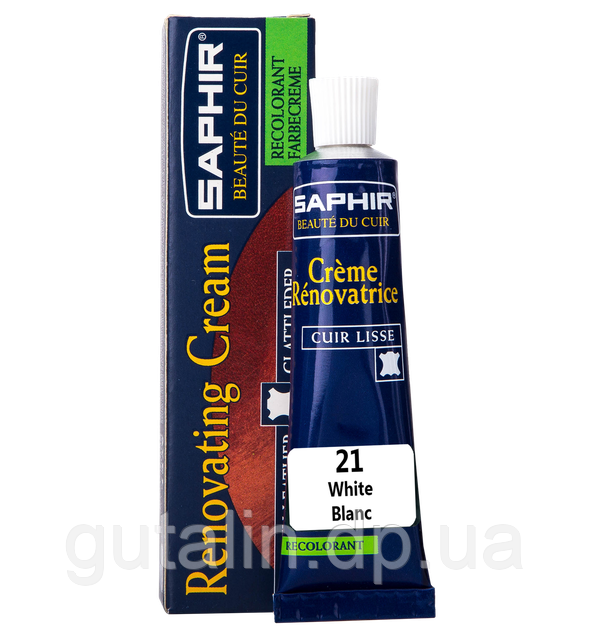 Рідка шкіра Saphir Creme Renovatrice 25 мл колір білий (21)