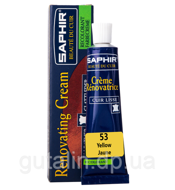 Рідка шкіра Saphir Creme Renovatrice 25 мл колір жовтий (53)