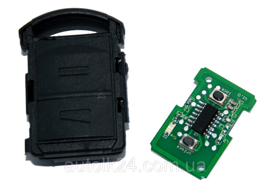 Пульт OPEL 2 кнопки 433MHz, фото 1