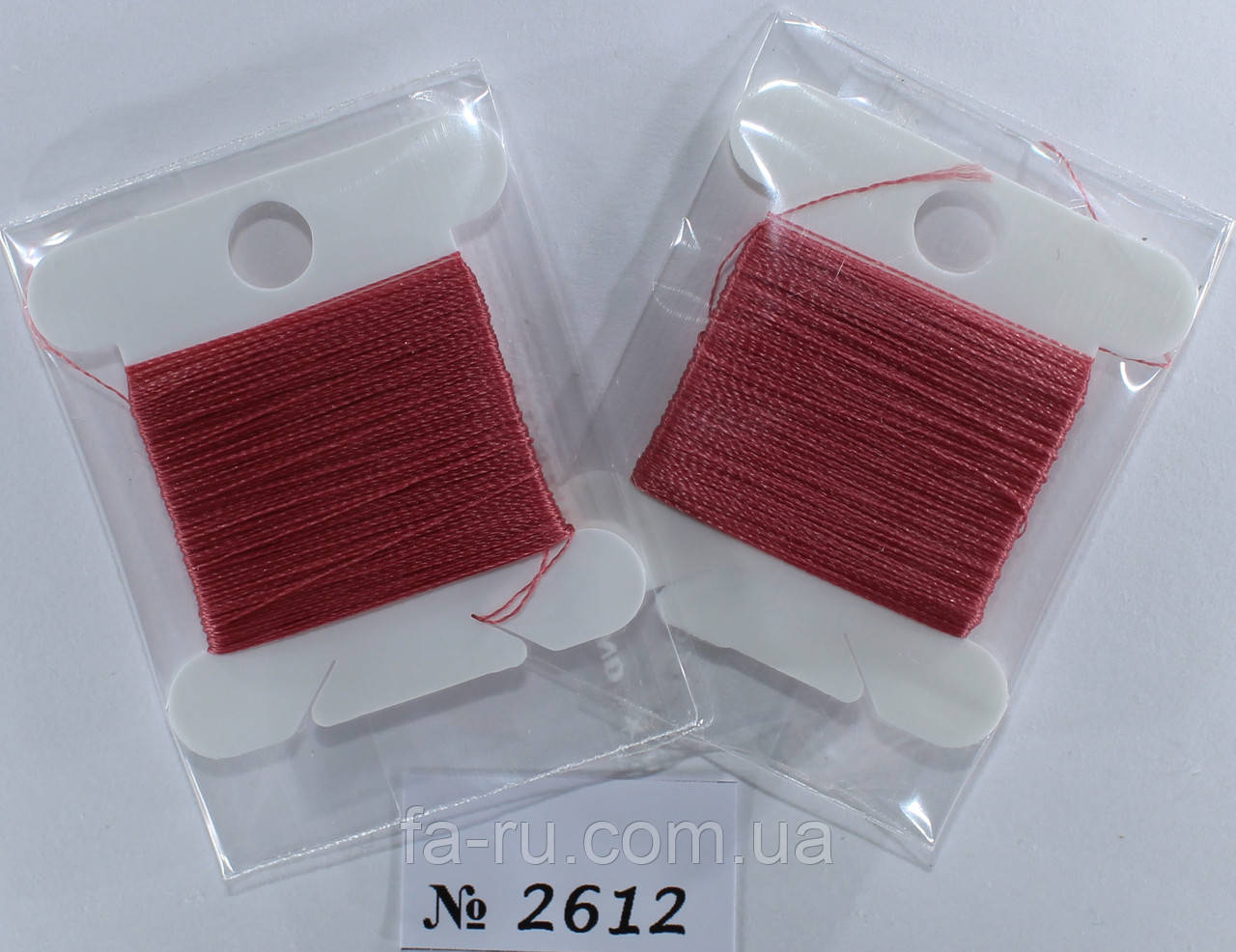 Нитка для бісеру TYTAN 100 No2612. Рожевий світлий 30 м, фото 1